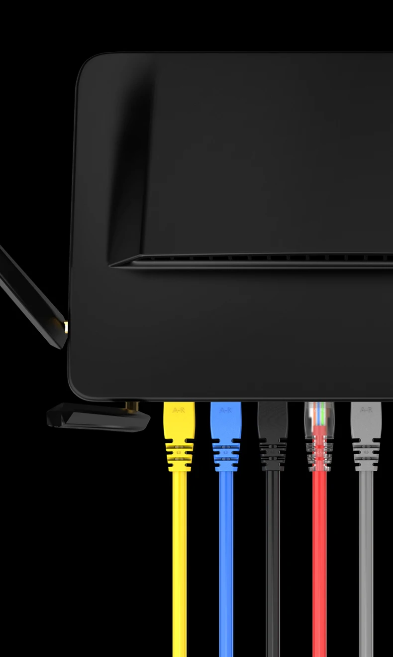 Ampcom-rj45 conector de cabo de rede ethernet,