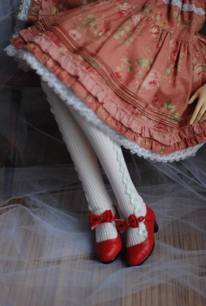 1/3 BJD кукольные туфли на плоской подошве с бантом на высоком каблуке 1/3 Кукла SD MSD туфли кукольные аксессуары 2 цвета BJD обувь