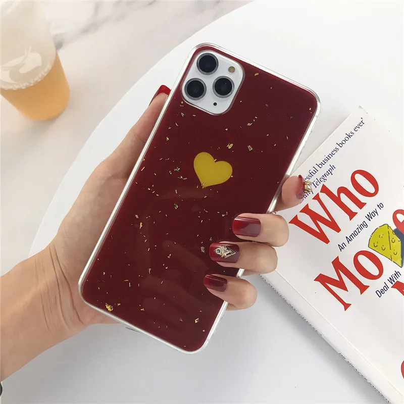 Lovebay чехол для телефона для iPhone 11, 6, 6 S, 7, 8 Plus, X, XR, XS, Max, роскошный блестящий Мягкий ТПУ с золотой фольгой и мрамором для iPhone 11 Pro Max - Цвет: AC8513WR