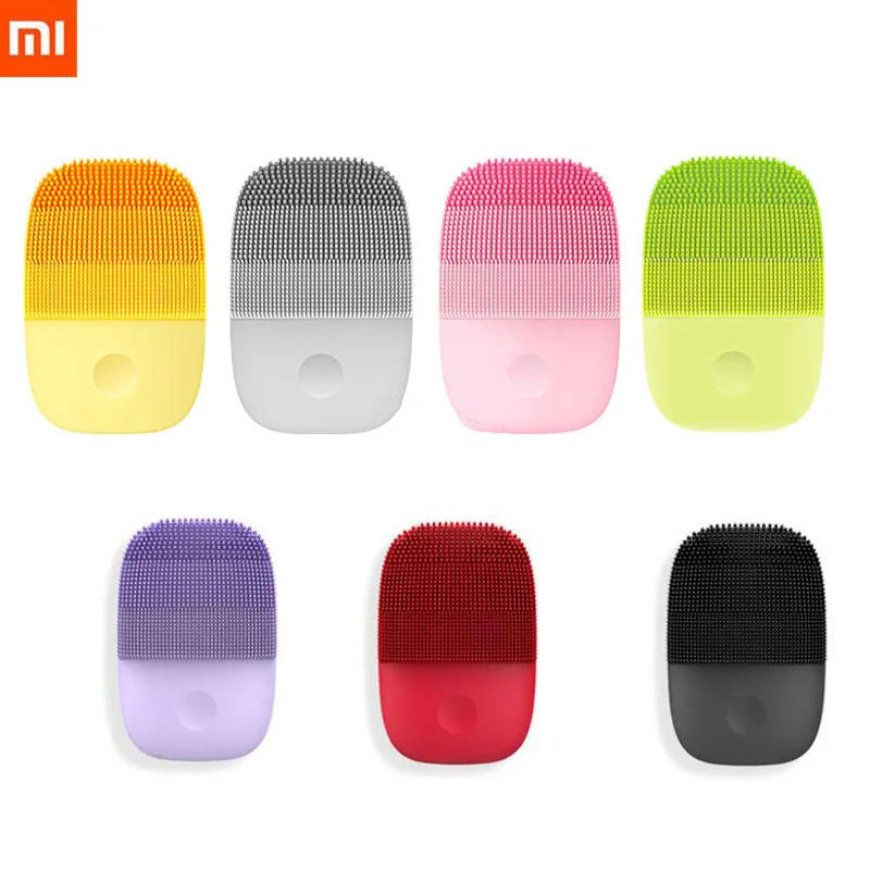 

Xiaomi inFace Cleaning Massage Electric Deep Facial Brush Sonic Face Washing IPX7 Waterproof Silicone Face Cleanser Skin Care