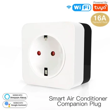 

16 A Air Conditioner Companion IR Wall Plug WiFi Smart Power Socket Outlet Voice/App Remote Control for Alexa Google Home