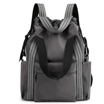 

ASDS-Ladies Nylon Backpack, Multifunctional Bag, Fashion Shoulder Bag, Girl Drawstring Backpack, Multi Backpack for Young Girls