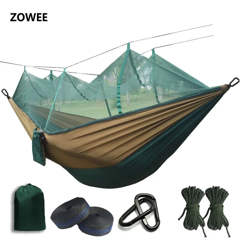 Ultralight Mosquito net Parachute Hammock with Anti-mosquito bites for Outdoor Camping Tent Using sleeping Free shipping 