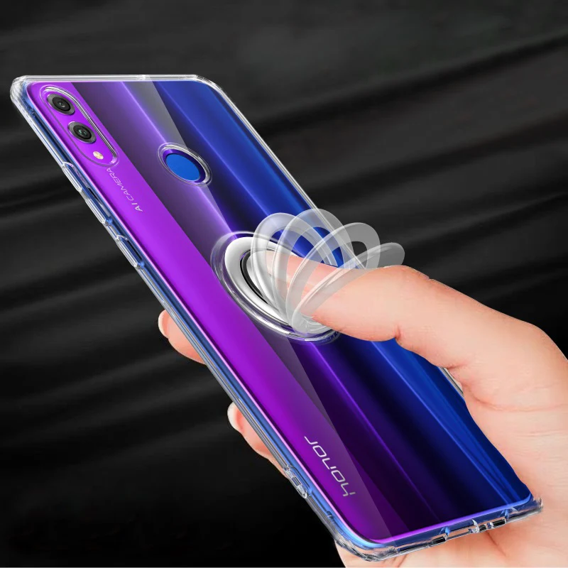 Роскошные прозрачные магнитные мягкие чехлы для телефонов Huawei Honor 8X чехол с