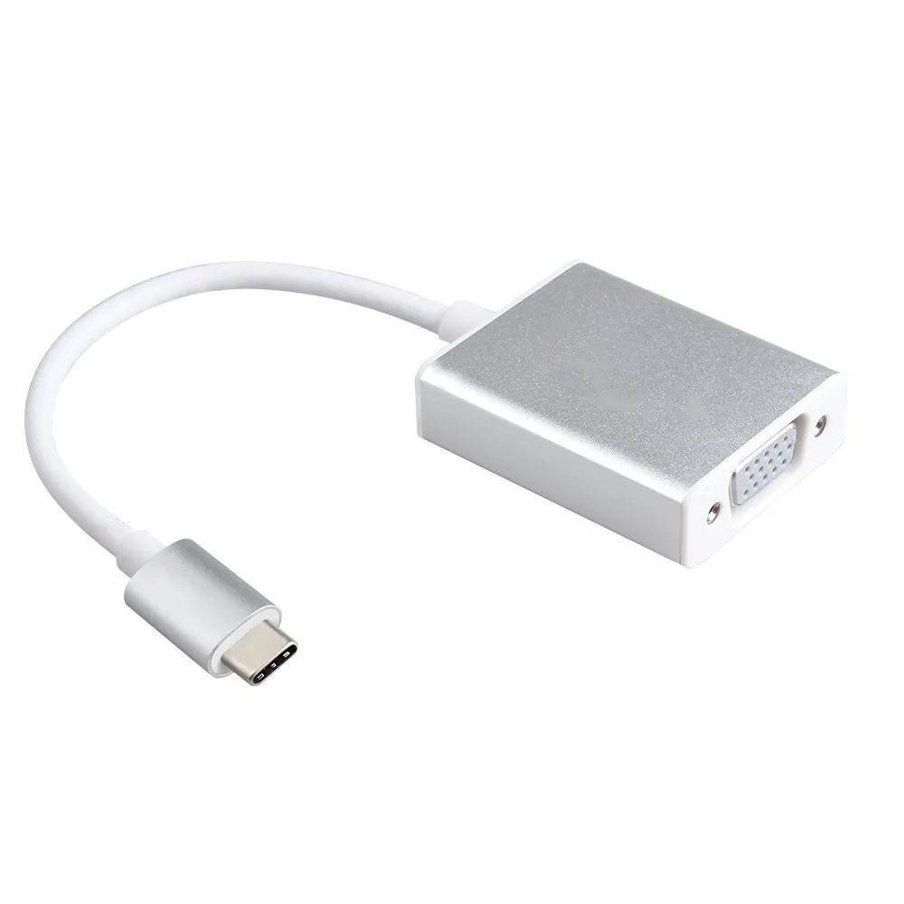 4 в 1 USB C HDMI Тип c к HDMI 4 к адаптер VGA USB3.0 аудио видео конвертер PD 87 Вт быстрое зарядное устройство для Macbook pro samsung s9 s10 - Цвет: type c to vga