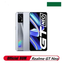 Stock Realme GT Neo 5G Cell Phone Android 11.0 Screen Fingerprint 12GB RAM 256GB ROM 6.43" 120HZ Super AMOLED 64.0M 50W Charger