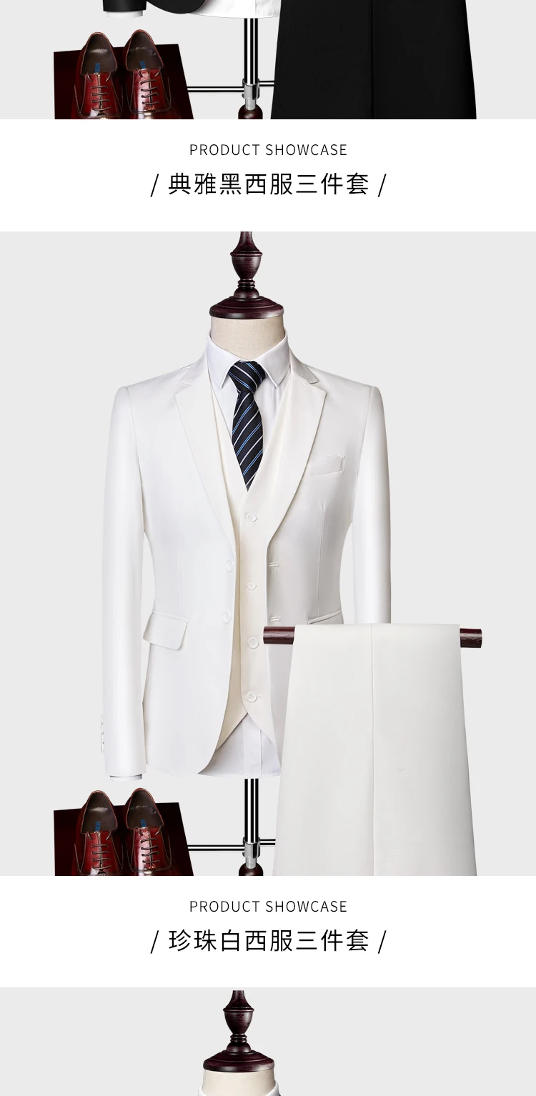 Wonderful Groom Male Wedding Prom Suit Green Slim Fit Tuxedo Men Formal Business Work Wear Suits 3Pcs Set(Jacket+Pants+Vest