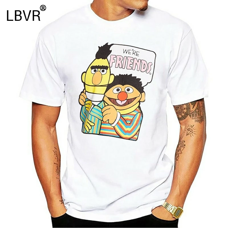 2019 модная повседневная уличная одежда для мужчин футболка с рисунком берта и