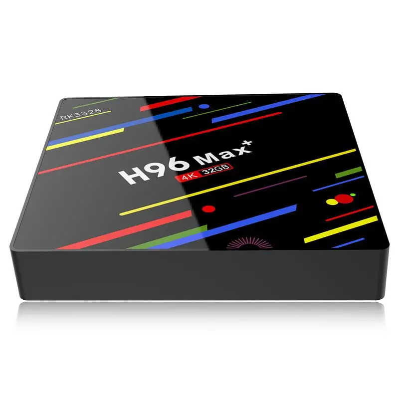 ABHU-H96 Max Plus Android 8,1 ТВ-приставка 4 Гб ОЗУ ТВ-приставка Rk3328 четырехъядерный 2,4G/5G Wifi 4K смарт-медиаплеер H96 Pro Max