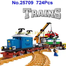 Ausini 25709 724 шт винтажный пикап товары поезд строительный блок игрушка