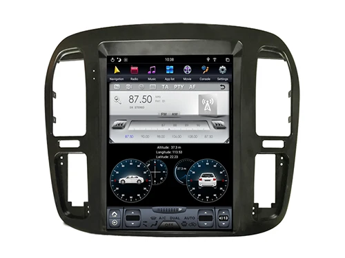 AVGOTOP Android 8,1 Tesla автомобильная аудиосистема мультимедиа для TOYOTA LAND CRUISER 1999-2002 6 ядер+ 4G+ 32G ips экран