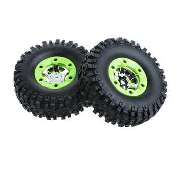 

2pcs/set Remote Control Car Wheel Rubber Tires for Wltoys 12428 1/12 RC Crawler T5EC