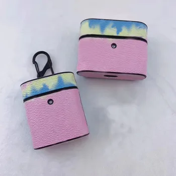 

Luxury design universal case for bluetooth earphone AP 1 2 shockproof protective cover hook clasp keychain anti lost