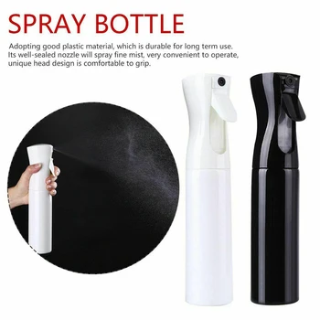 

300ML Water Spray Bottle Continuous Refillable Spray Bottle Alcohol Disinfection Cleaning Watering Can Fine Mist Sprayer