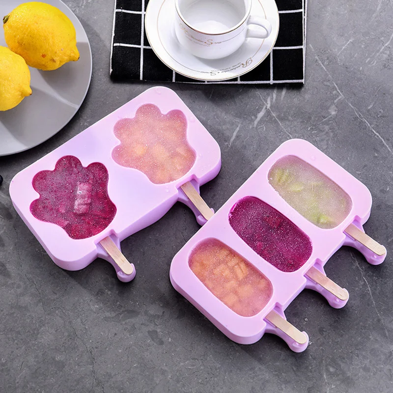 DIY формы для леденцов силиконовые мороженого замороженные кубики льда десертов