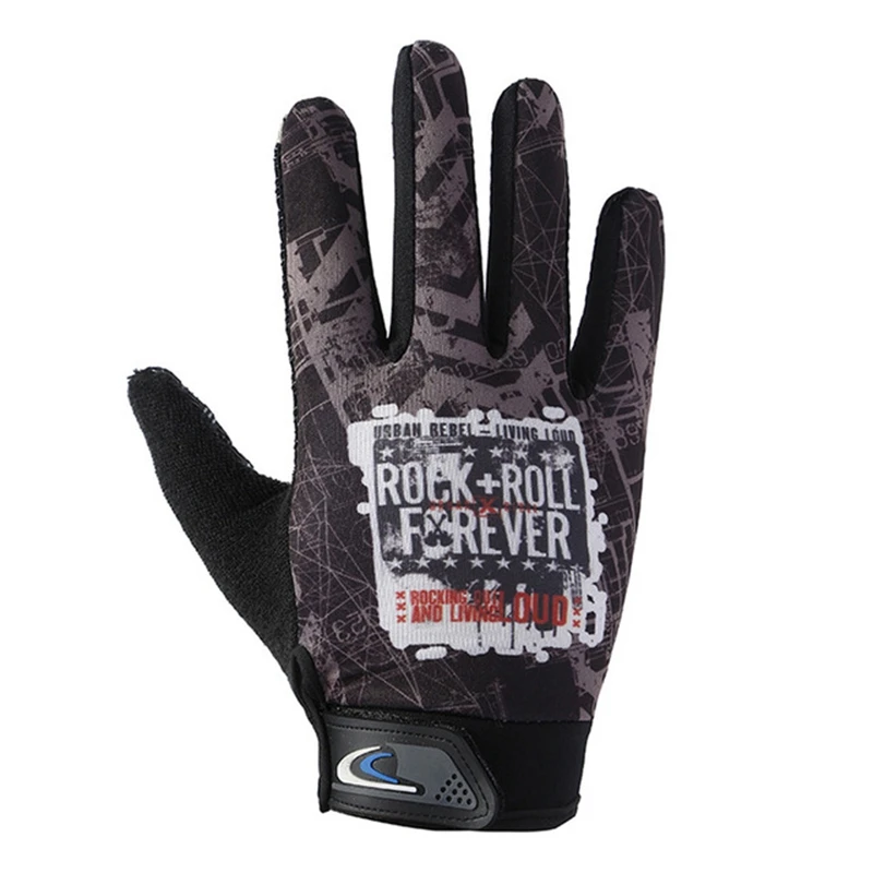 

1 Pair Cycling Gloves Full Finger Shockproof Bike Touchscreen Unisex Hiking Ridding Gloves
