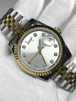 

Silver dial U1 Factory Luxury Brand AAA watch crystal number Men automatic sweeping movement Watches date-just sports watch