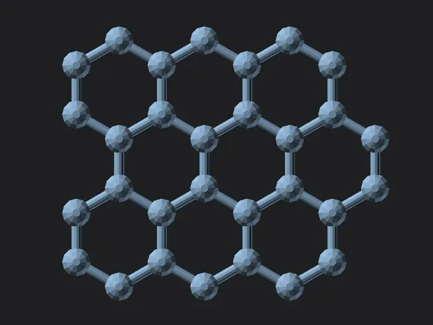 Graphene molecule Custom order high precision digital models 3D printing service Education Teaching Aid Tools ST3030 | Канцтовары для