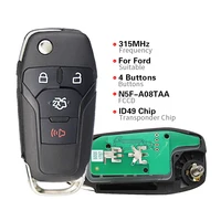 YIQIXIN สมาร์ทคีย์ระยะไกล Fob สำหรับฟอร์ด S-MAX GALAXY MONDEO Focus Fusion Mk2 Mk7 Explorer Ranger 2/3/4ปุ่ม315/433/902 2