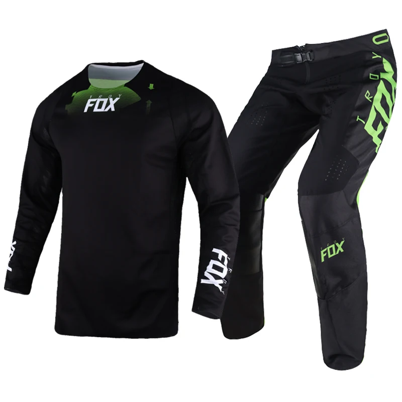 

Pro Circuit 360 MX ATV Racing Jersey Pants Combo Motocross Motorbike Mountain Bicycle Black/Green Kits Offroad Gear Set