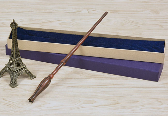 13 видов металлических сердечников волшебная палочка s Potter Косплей лорда Волдеморта Луна Снейп Гермиона волшебная палочка с загадочной подарочка коробка набор - Цвет: Luna-JD