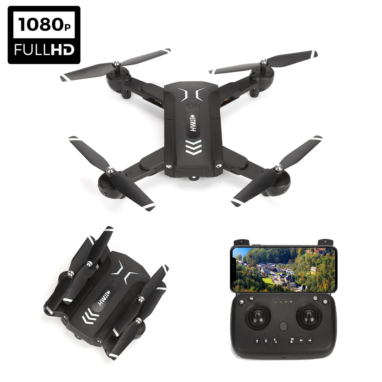 Профессиональный радиоуправляемый Дрон E520S gps wifi FPV Квадрокоптер с 4 K/1080 P HD широкоугольной камерой складной прочный Радиоуправляемый Дрон