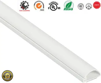 

Cable Raceway On-Wall Cord Cover Small Size Channel to Hide and Conceal Cords, Cables, or Wires | Cable Management 18*8mm