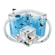  Ant Workshop Villa Home Ant Castle Ecological Ant Nest Manor Pet Supplies Farm 