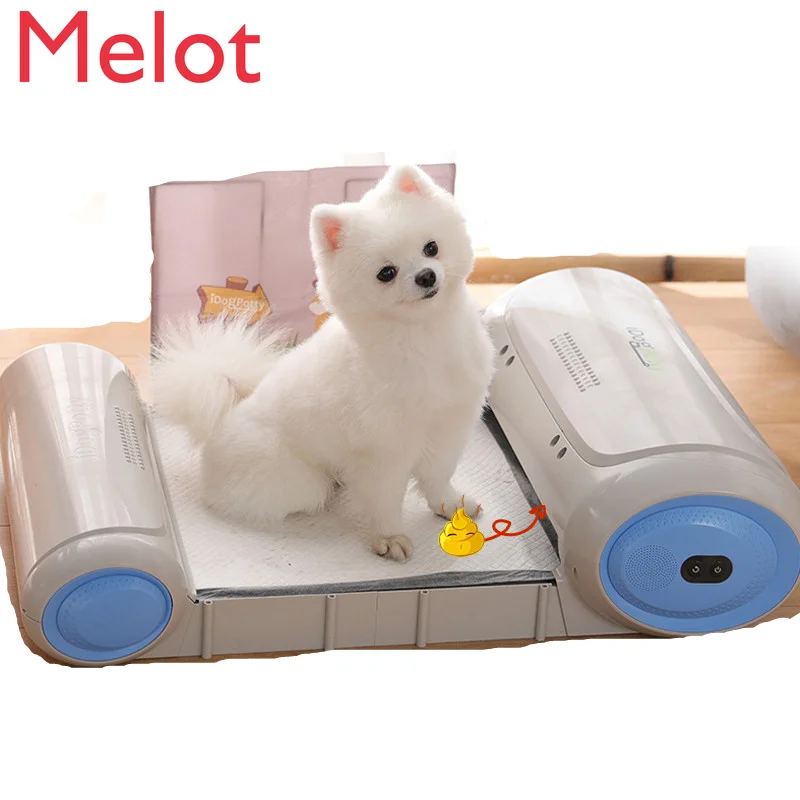 High-End Intelligent Dog Toilet Infrared Sensor App Monitoring Automatic Cleaning Dog Stool Artifact Dropping Basin