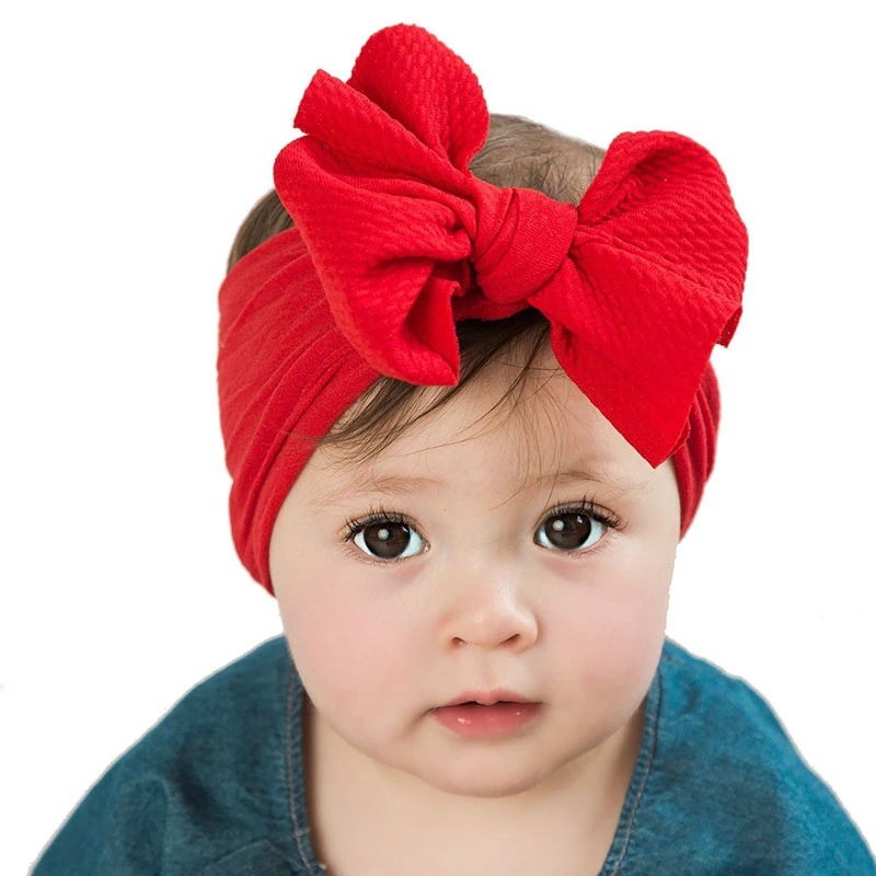 red baby turban