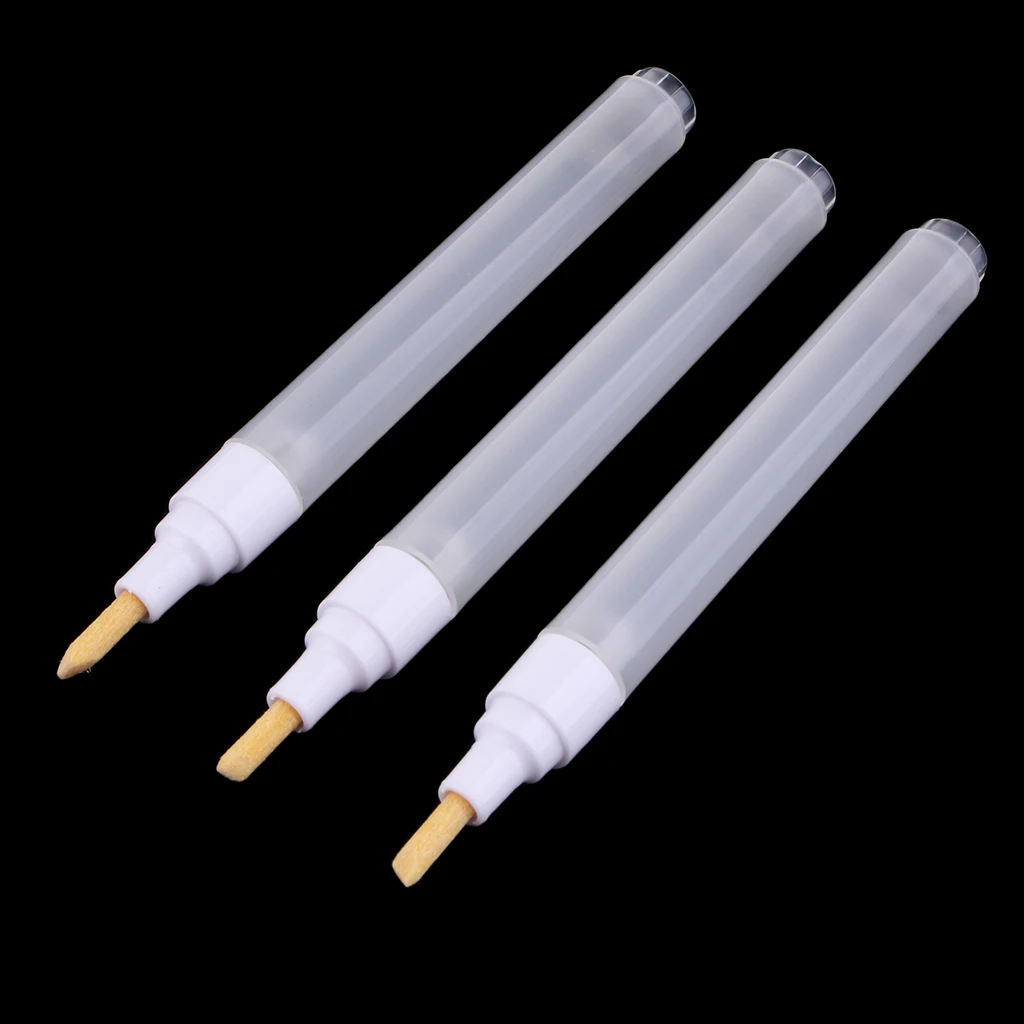 3pcs/set  4.5mm Flat Tips  Watercolor Oil Acrylic Paints Painting Markers Pens Blank Tube Ink Fountain Refill Pens