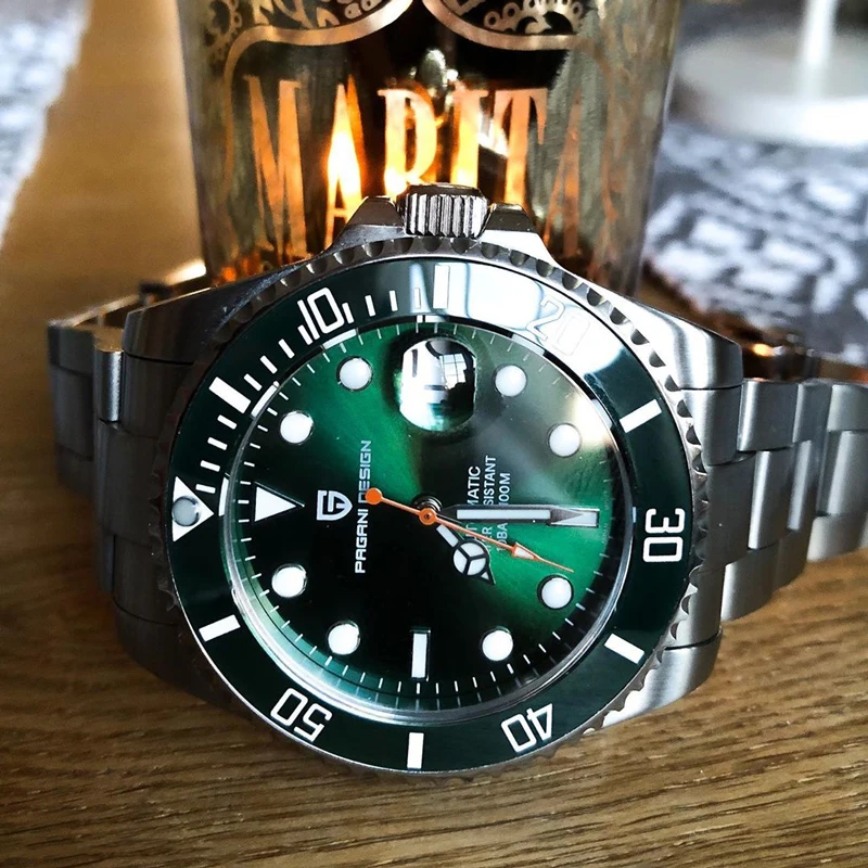Men's Watches PAGANI DESIGN Top Brand Luxury Mechanical Watch Men NH35 Waterproof Sport Automatic Wristwatch Men Reloj hombres