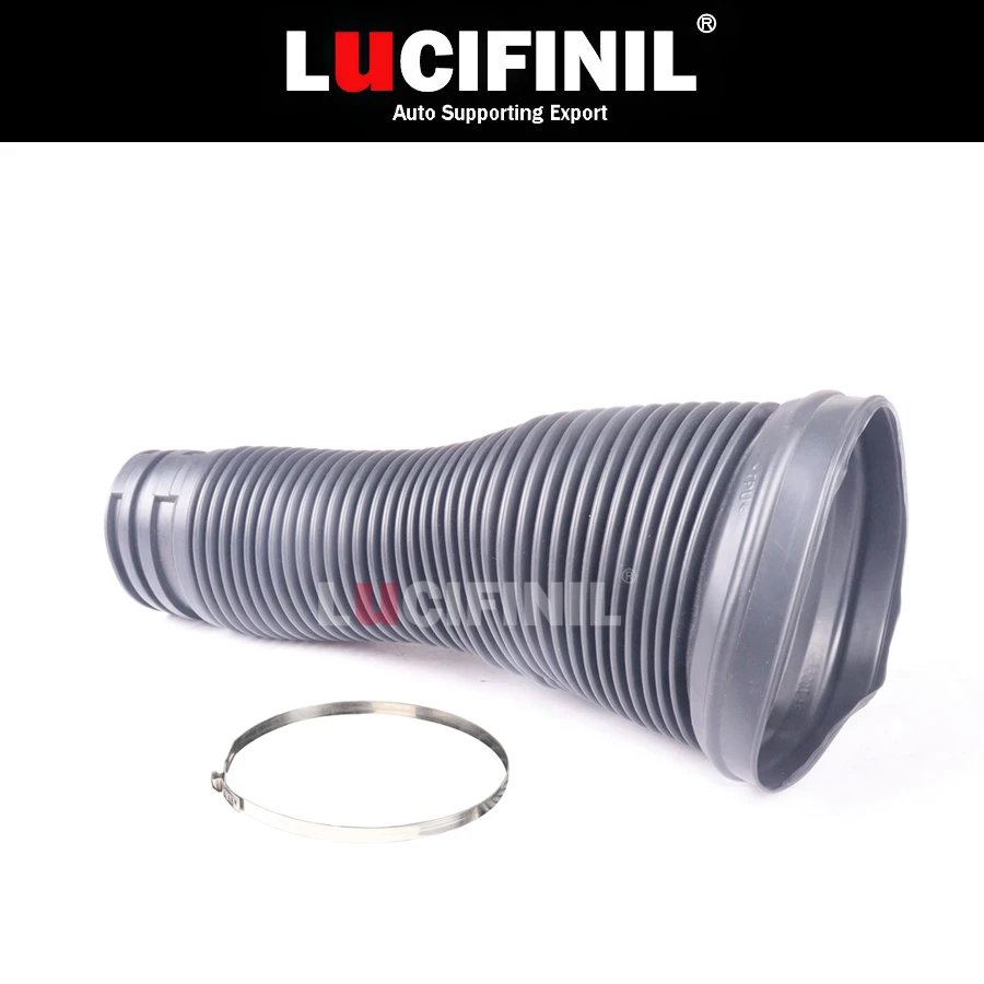 

LuCIFINIL 1X Rear Dust Cover Boot + Clip Ring For Mercedes W221 S350 S500 Air Shock Absorber