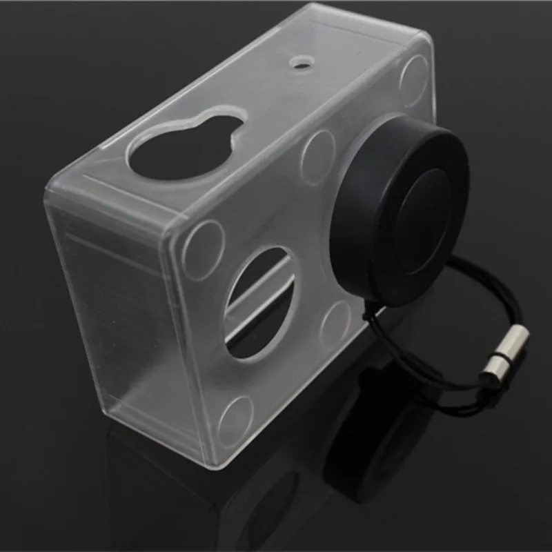 Transparent Protective Cover Camera Ultrathin Case With Lens Cap Cover For Xiaomi Yi Action Camera Accessories (5)