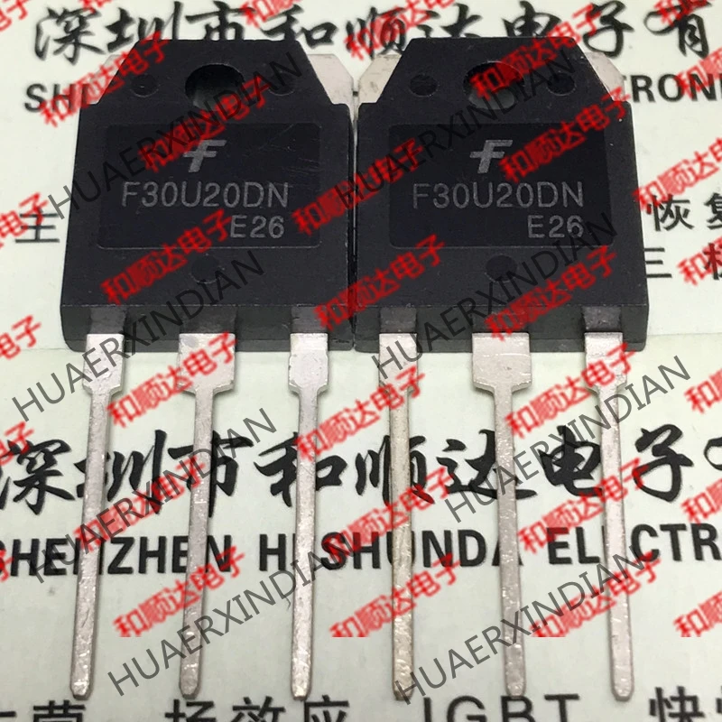 5 шт., новые оригинальные кнопки F30U20DN FFA30U20DN TO-3P 200V 30A на