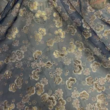 Блестящее платье для танцев ткань струящийся шифон бронзирующий шарф для косплея шитье «сделай сам» материал