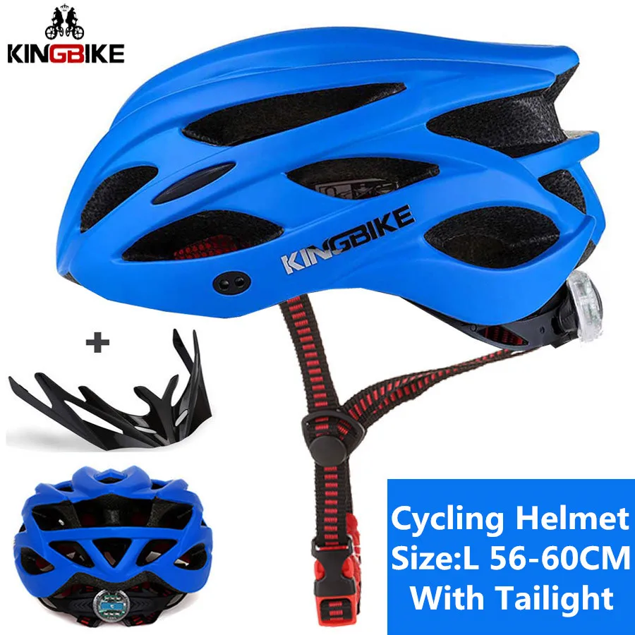 Горячая Распродажа, велосипедный шлем для мужчин и женщин MTB/Велосипедный дорожный матовый ультра-светильник, защитный шлем Casco Ciclismo, велосипедный шлем, задний светильник - Цвет: P652-blue
