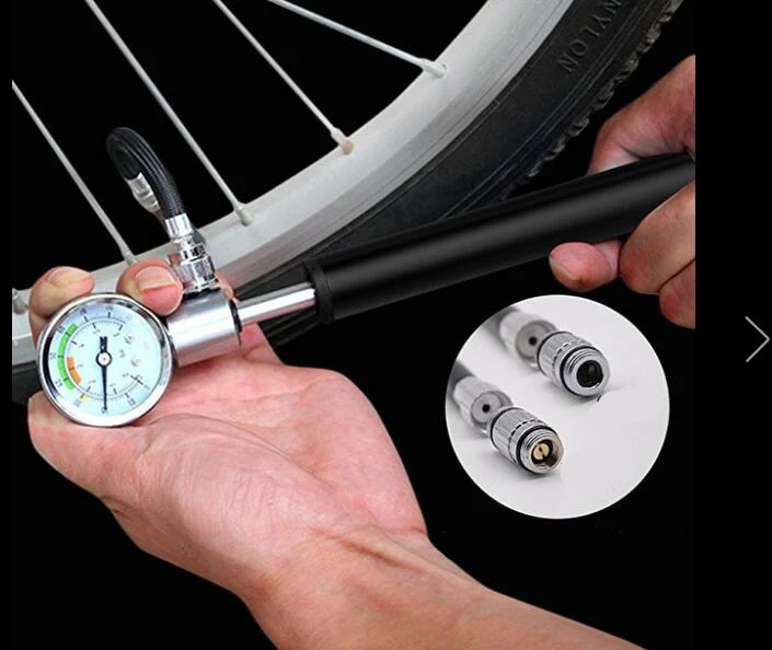 Portable Bicycle Pumps Mini Hand Pump Air Pump Ball Toy Tire Inflator Schrader Presta Valve MTB Mountain Bike