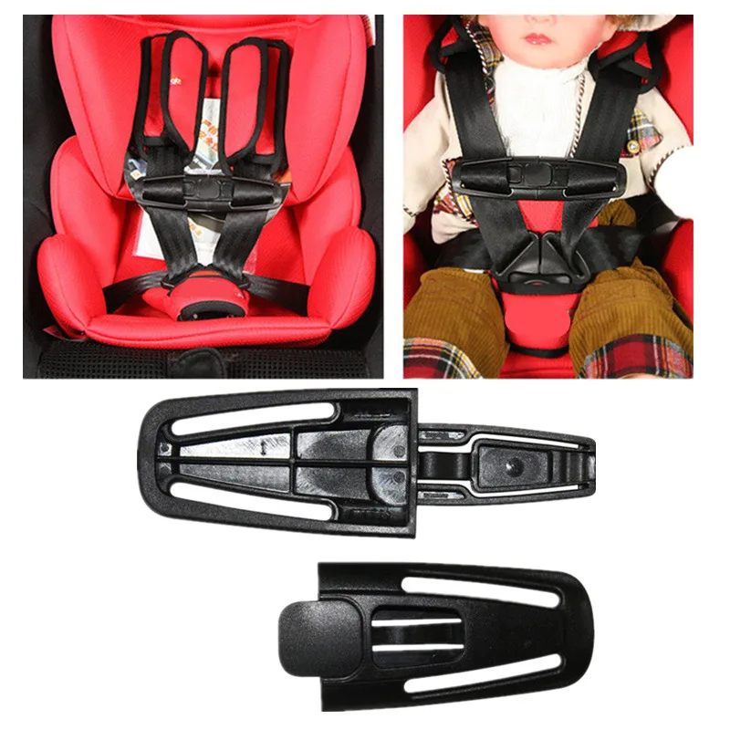 

Car-Styling 1Pc Baby Safety Car Seat Strap Seat Belt Cover Child Toddler Chest Harness Clip Safe Buckle Black Freeshipping