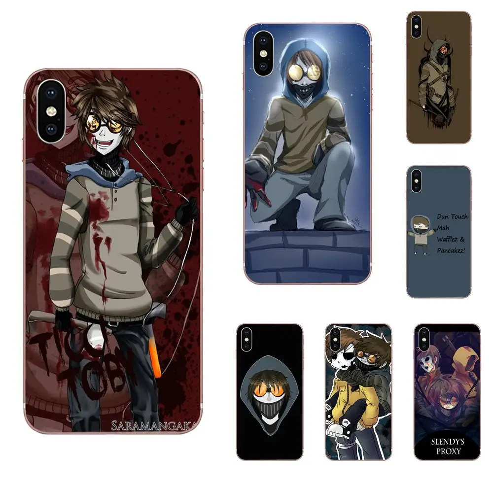 Мягкие чехлы из ТПУ для телефонов Sony Xperia Z Z1 Z2 Z3 + Z4 Compact Z5 Plus M2 M4 XA XA1 XZ Premium Cool Creepypasta
