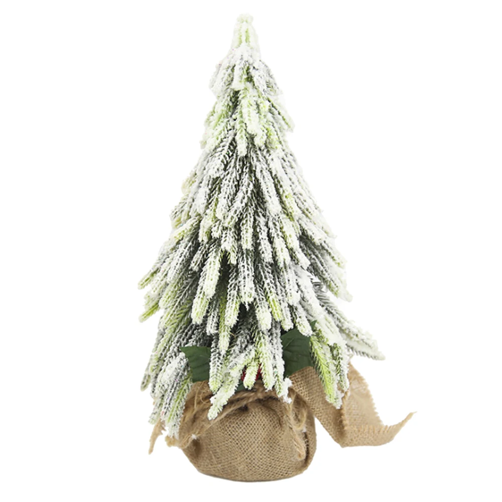 

2019 Merry Christmas Snow Flocking Christmas Trees Snowflakes Twigs Mulberry Tree Window Display Scene Decorations For Home Se24