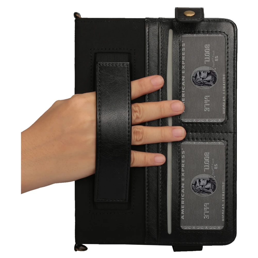Для samsung Galaxy Tab S6, 10,5 дюймов, SM-T860, T865, T867, чехол из искусственной кожи для планшета, откидной складной чехол-подставка с держателем для ручек