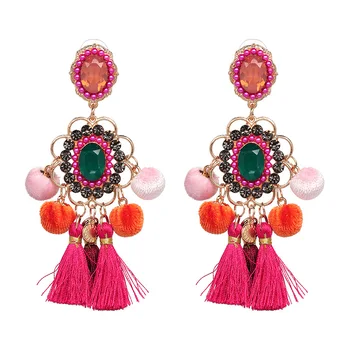 

New national style Soviet Earrings popular in Europe and America with Rhinestone earrings accessories