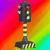 Mini Traffic Signs Road Light Block with Sound LED Children Safety Kids Educational Toys Perfect Gifts 3