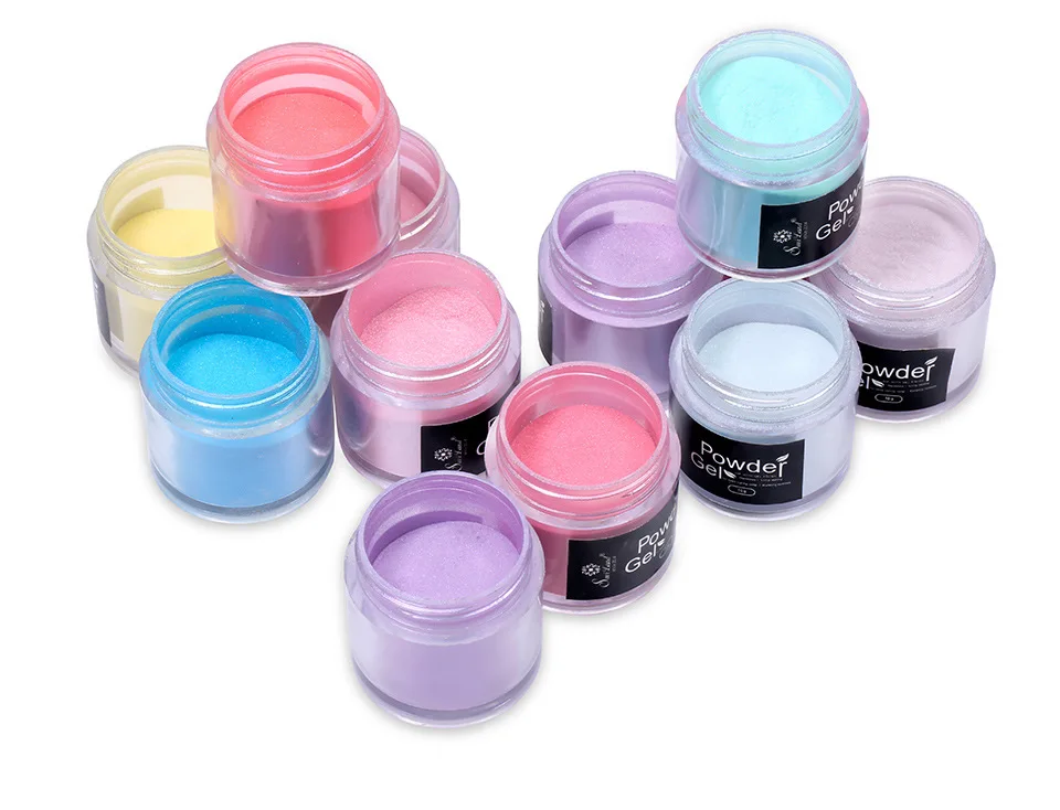 Holographic Dust Nail Art Decorations Dipping Powder Without Lamp Cured 10g All for Manicure Nails Glitter Dip Powder Manicure