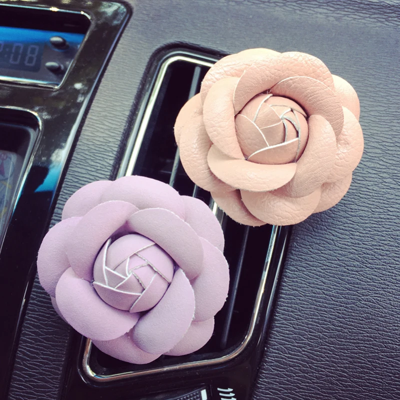 Автомобильный Стайлинг Camellia High Flower автомобильные аксессуары женский воздушный выход духи клип украшение приборной панели украшение интерьера