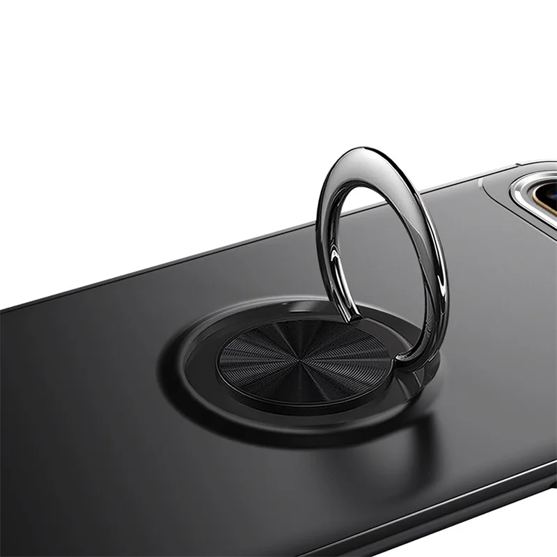 Для OPPO A1k Realme C2 чехол Невидимый Кронштейн Крышка для OPPO Realme C2 A1k кольцо Пряжка мягкий силиконовый корпус Fundas Coque