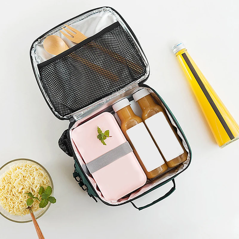Новая портативная Изолированная теплая сумка-холодильник для обеда, сумка для пикника, Термосумка для женщин и детей, Термосумка, Ланч-бокс
