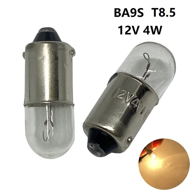 LED Bulb, bayonet BA9s, 12V, 5W, amber