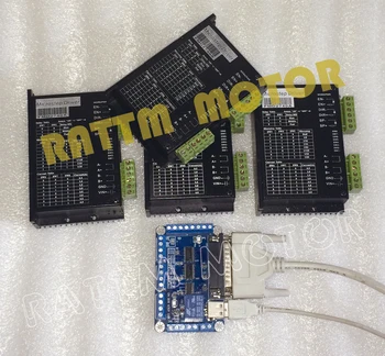 

4 Axis controller kit, Stepper motor driver FMD2740C 50V/ 4A /128 microstep & 5Axis CNC breakout board V5 type